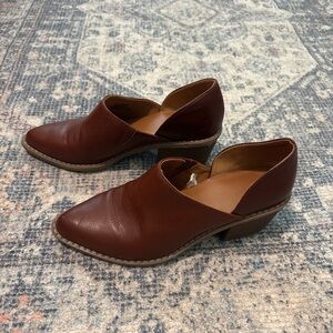 Women's Brown Leather Ankle Boots